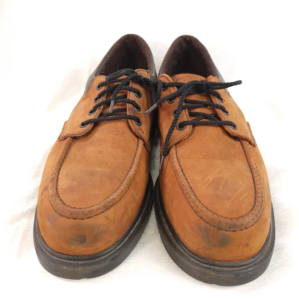 Red Wing Moc Steel Toe EH Brown Leather Oxford Work Shoes Size 13 D